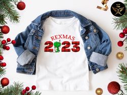 Rexmas Shirt, Christmas Shirt, Dinosaur Shirt, Christmas Dinosaur Shirt, Santa Dinosaur Shirt, Funny Christmas Shirt, Gi