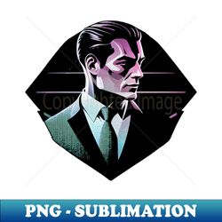 Classy Man With Tie - PNG Transparent Sublimation Design - Spice Up Your Sublimation Projects