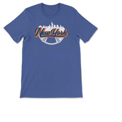 New York Baseball Downtown City Skyline Baseball Fan T-shirt, Sweatshirt & Hoodie