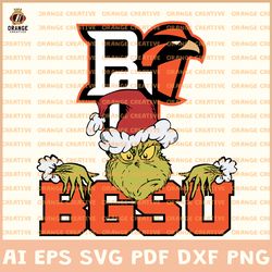 NCAA Bowling Green Falcons Svg Designs, NCAA Bowling Green Logo Svg, Grinch File, Svg Files for Cricut Silhouette