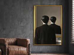 Rene Magritte Canvas Wall Art Poster, Wall Decor Print,Rene Magritte Canvas,Rene Magritte,Wall Art Canvas Design,Framed
