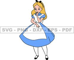 Alice in Wonderland Svg, Alice Svg, Cartoon Customs SVG, EPS, PNG, DXF 90