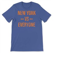 New York Vs Everyone Vintage Weathered City & State Pride Hockey T-shirt, Sweatshirt  Hoodie
