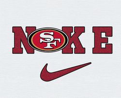 Nike San Francisco 49ers Embroidery Effect, Nike Svg, Football Team Svg, Nfl Logo, NfL,Nfl Design 38