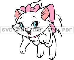 Disney Cat Marie Svg, Kitten Cat Marie Png, Cartoon Customs SVG, EPS, PNG, DXF 161