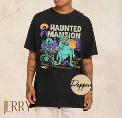 Vintage The Haunted Mansion Comfort Shirt, Hitchhiking Ghosts Madame Leota Tee, Disneyland Halloween T-shirt, Mickey's N