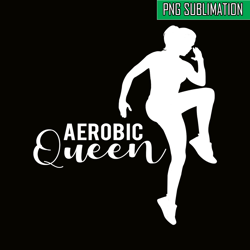Aerobic Queen PNG, Happy Birthday PNG, Birthday Queen PNG