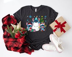 Disney Stitch Christmas Sweatshirts, Stitch Santa Shirt, Disney Christmas Shirt, Merry Christmas Shirt, Lilo and Stitch