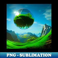 decorative ball in the air - retro png sublimation digital download - stunning sublimation graphics