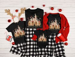 Mickey and Friends Christmas Sweatshirt, Mickey Gingerbread Sweatshirt, Minnie Gingerbread Shirt, Disney Castle Xmas Shi