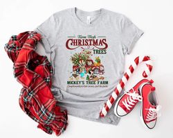 Mickeys Tree Farm Shirt, Retro Disney Farm Fresh Shirt, Mickeys Tree Farm, Mickey  Friends Christmas Shirt, Retro Disney