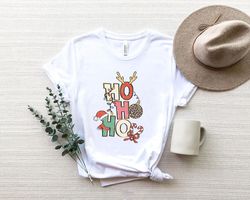 Retro Ho Ho Ho Christmas Shirt, Christmas Shirt, Ho Ho Ho Shirt, Vintage HoHoHo Christmas Shirt, Christmas Gift Shirt, M