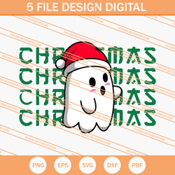 Christmas Ghost SVG, Ghost SVG, Christmas SVG, Horror SVG
