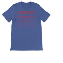 Toronto Ontario Baseball Color Fade Retro Baseball Fan T-shirt, Sweatshirt & Hoodie