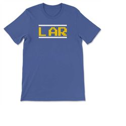 Los Angeles California 8 Bit Video Game Style Football Fan Retro T-shirt, Sweatshirt & Hoodie