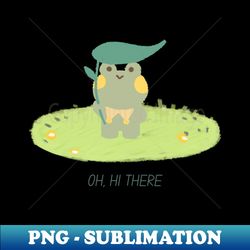 Greeting Frog - High-Resolution PNG Sublimation File - Perfect for Personalization