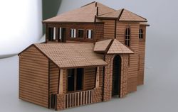 Digital Template Cnc Router Files Cnc Dollhouse Files for Wood Laser Cut Pattern