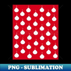 Christmas bulb lights red pattern design - Instant Sublimation Digital Download - Create with Confidence
