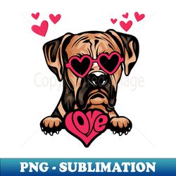 boxer dog mom valentines day - exclusive png sublimation download - perfect for sublimation mastery