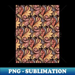Floral Pattern in Paisley Garden Indian Style - Aesthetic Sublimation Digital File - Instantly Transform Your Sublimation Projects