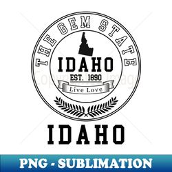 Idaho USA - Artistic Sublimation Digital File - Capture Imagination with Every Detail
