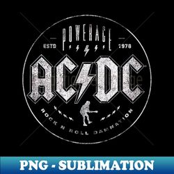 ACDC Rock - Elegant Sublimation PNG Download - Spice Up Your Sublimation Projects
