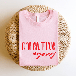 Galentine Gang T-shirt, Galentine's Day Shirt, Funny Galentine Squad Tee, Girl Gang Cute Outfit, Besties Group Tee IU-60