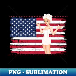 patriotic american flag - decorative sublimation png file - stunning sublimation graphics