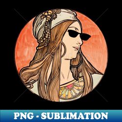 Old fashion art with thug life glasses - Special Edition Sublimation PNG File - Revolutionize Your Designs