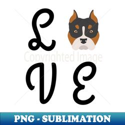 American Bully Love - High-Resolution PNG Sublimation File - Instantly Transform Your Sublimation Projects
