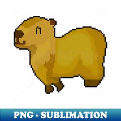 Charming Capybara - High-Resolution PNG Sublimation File - Enhance Your Apparel with Stunning Detail