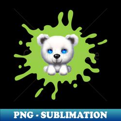 cute polar bear - professional sublimation digital download - add a festive touch to every day