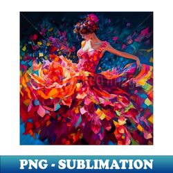 Dancing in the Garden 2 - High-Resolution PNG Sublimation File - Capture Imagination with Every Detail