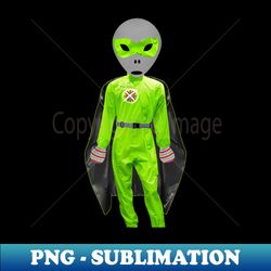 Super Alien - Retro PNG Sublimation Digital Download - Bold & Eye-catching