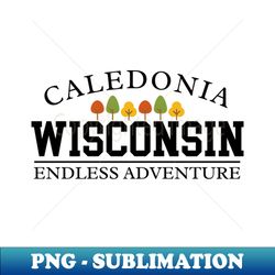 Caledonia Wisconsin - Elegant Sublimation PNG Download - Perfect for Creative Projects