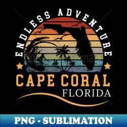 Cape Coral Florida - Sublimation-Ready PNG File - Stunning Sublimation Graphics