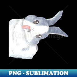 PEAK A BOO RABBIT - Premium Sublimation Digital Download - Enhance Your Apparel with Stunning Detail