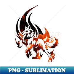 Fire wolf - Fenrir Lokis son - Artistic Sublimation Digital File - Defying the Norms