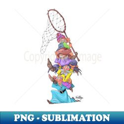 Stacked gnomes - Special Edition Sublimation PNG File - Perfect for Sublimation Art
