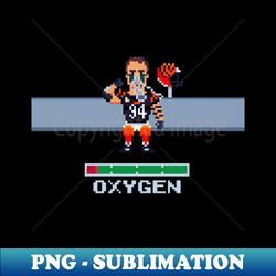 Oxygen 8bit - Modern Sublimation PNG File - Perfect for Sublimation Art