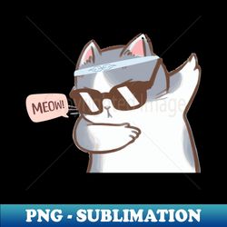 Dabbing Cat - Professional Sublimation Digital Download - Perfect for Sublimation Mastery