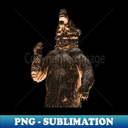 bear on black  swiss artwork photography - decorative sublimation png file - perfect for personalization