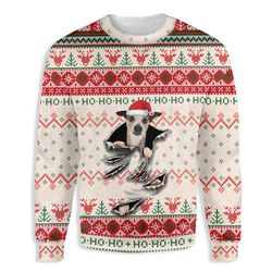 Whippet Unisex Ugly Christmas Sweater for Men Women