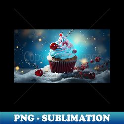 Sweet winter cupcake 6 - Trendy Sublimation Digital Download - Unleash Your Creativity