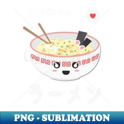 Kawaii bowl of ramen - Decorative Sublimation PNG File - Transform Your Sublimation Creations