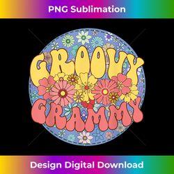 Groovy Grammy Retro Matching Family Baby Shower Hippie - Chic Sublimation Digital Download - Reimagine Your Sublimation Pieces