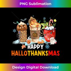 Happy HalloThanksMas Coffee - Sublimation-Optimized PNG File - Immerse in Creativity with Every Design