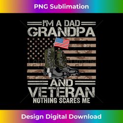 I'm A Dad Grandpa and Veteran Camouflage Us Flag Fathers Day - Bespoke Sublimation Digital File - Ideal for Imaginative Endeavors