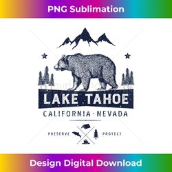 lake tahoe t california nevada vintage bear men women - timeless png sublimation download - challenge creative boundaries