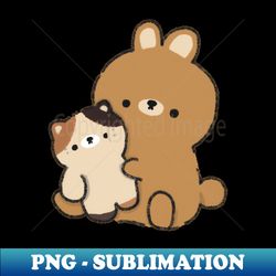 Bunny and cat - Exclusive Sublimation Digital File - Transform Your Sublimation Creations